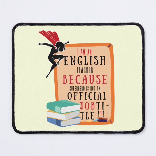 Item preview, Superhero English Teacher Appreciation designed and sold by superteachers.
