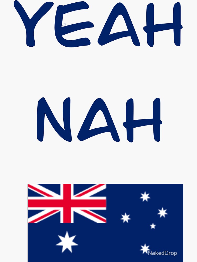 "Australian slang" Sticker for Sale by NakedDrop Redbubble