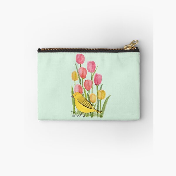 Item preview, Blissful Yellow Canary Among The Tulips  designed and sold by BohemiWANDERS.