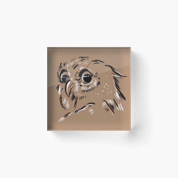 Item preview, Minimalist Owl designed and sold by PeggyDoesArt.