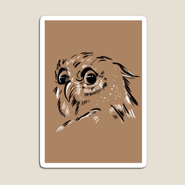 Item preview, Minimalist Owl designed and sold by PeggyDoesArt.