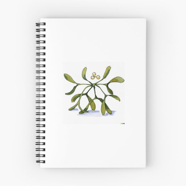Item preview, Mistletoe watercolor  designed and sold by Yoda-Kaku.