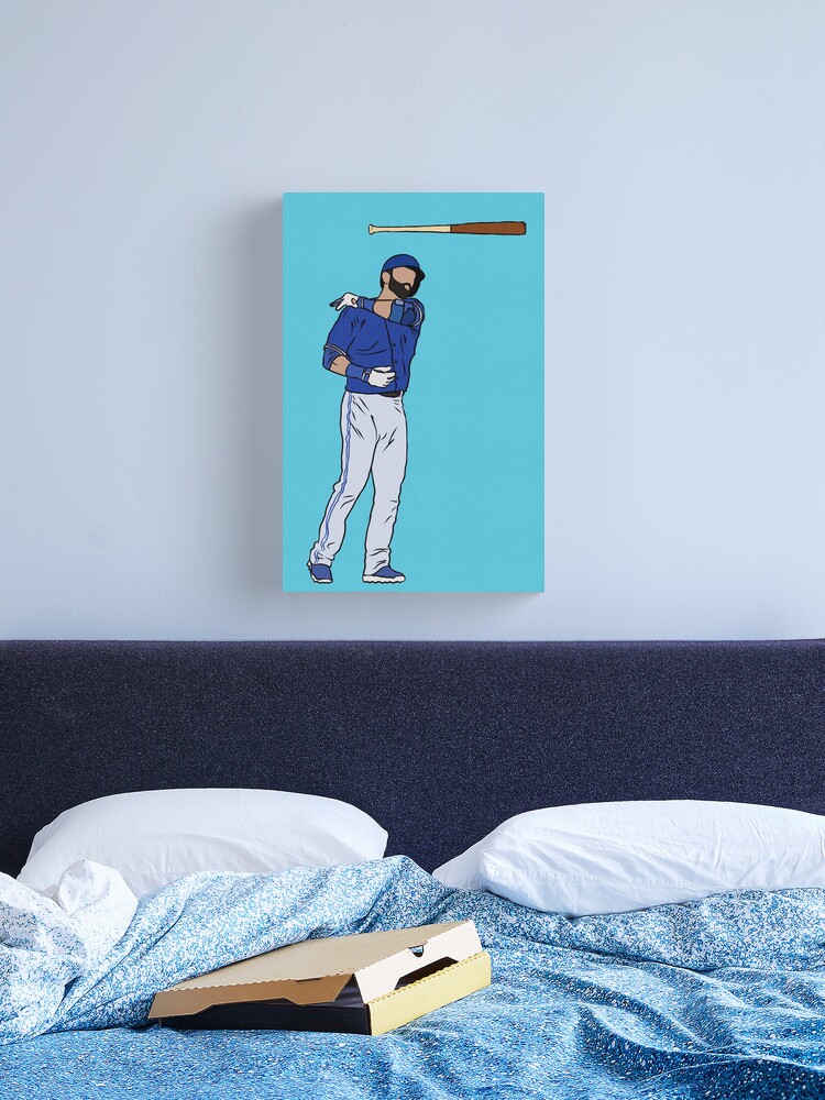 Jose Bautista Bat Flip // Canvas Print Toronto Blue Jays 