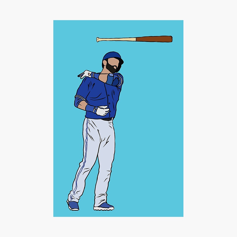 Fernando Tatis Jr. Bat Flip Watercolor