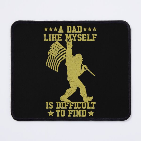 Item preview, American Flag Bigfoot Dad - Funny Sasquatch Dad  designed and sold by Myth-Creatures.