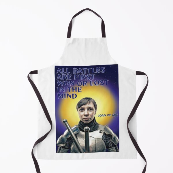 Item preview, Joan Of Arc Quote - All Battles Are First Won Or Lost In The Mind designed and sold by LethalPixieDust.
