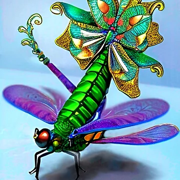 Artwork thumbnail, Bug In Brocade by RitaMaye