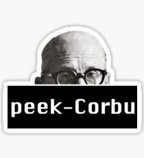 Peek-Corbu Sticker