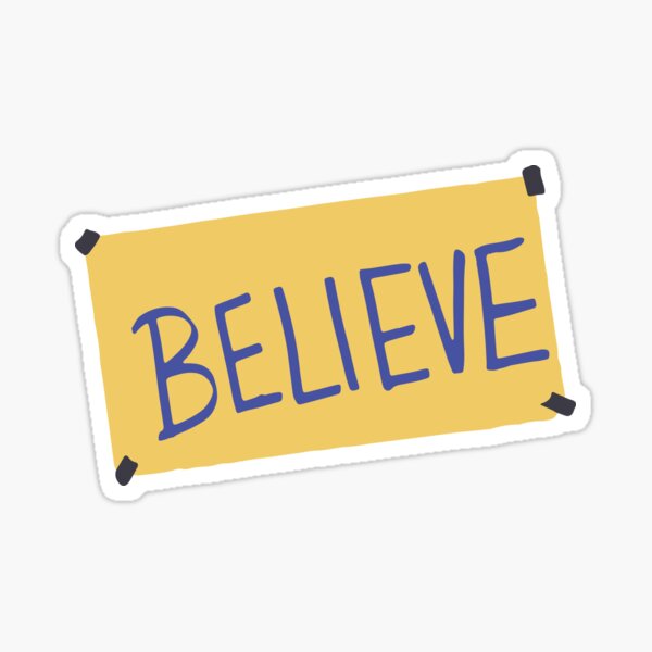 Ted Lasso Believe Die Cut Sticker – Warner Bros. Shop