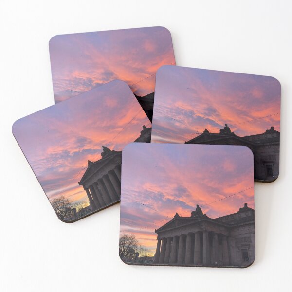 Item preview, Pink sky on princes st Edinburgh  designed and sold by Creative photos and art.