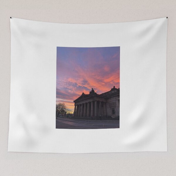 Item preview, Pink sky on princes st Edinburgh  designed and sold by Creative photos and art.