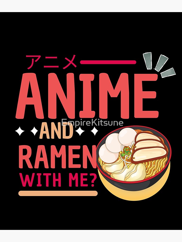 Disover Anime and Ramen #1 Premium Matte Vertical Poster