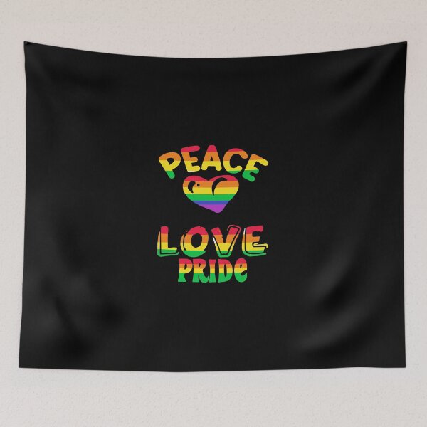 Item preview, peace-love-pride designed and sold by Usatazon on.