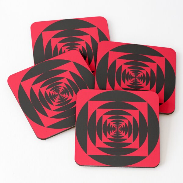 Item preview, Infinite Mirror Tunnel Design Logo Red designed and sold by Quotology.