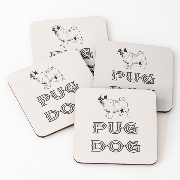 Item preview, Copy of Pug Dog in Black Stacked Letters designed and sold by Vodka Brands Corp Stock Symbol VDKB.