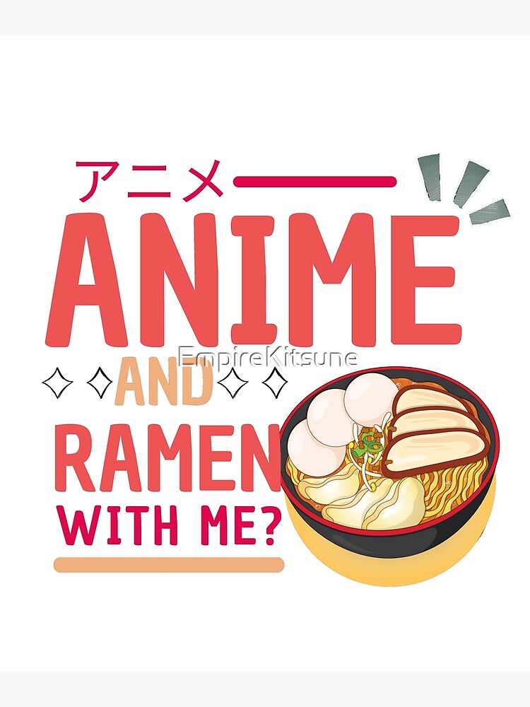Discover Anime and Ramen #2 Premium Matte Vertical Poster