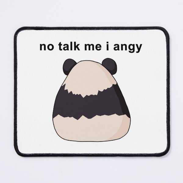 Item preview, No talk me i angy panda designed and sold by pixelcow333.