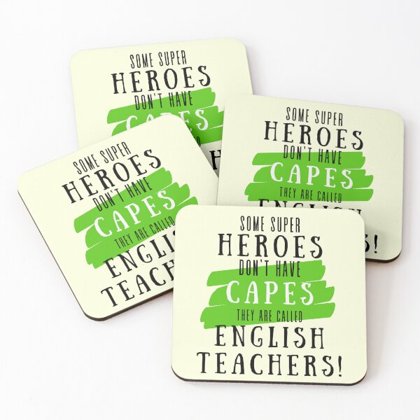 Item preview, Superhero English Teacher Appreciation designed and sold by superteachers.
