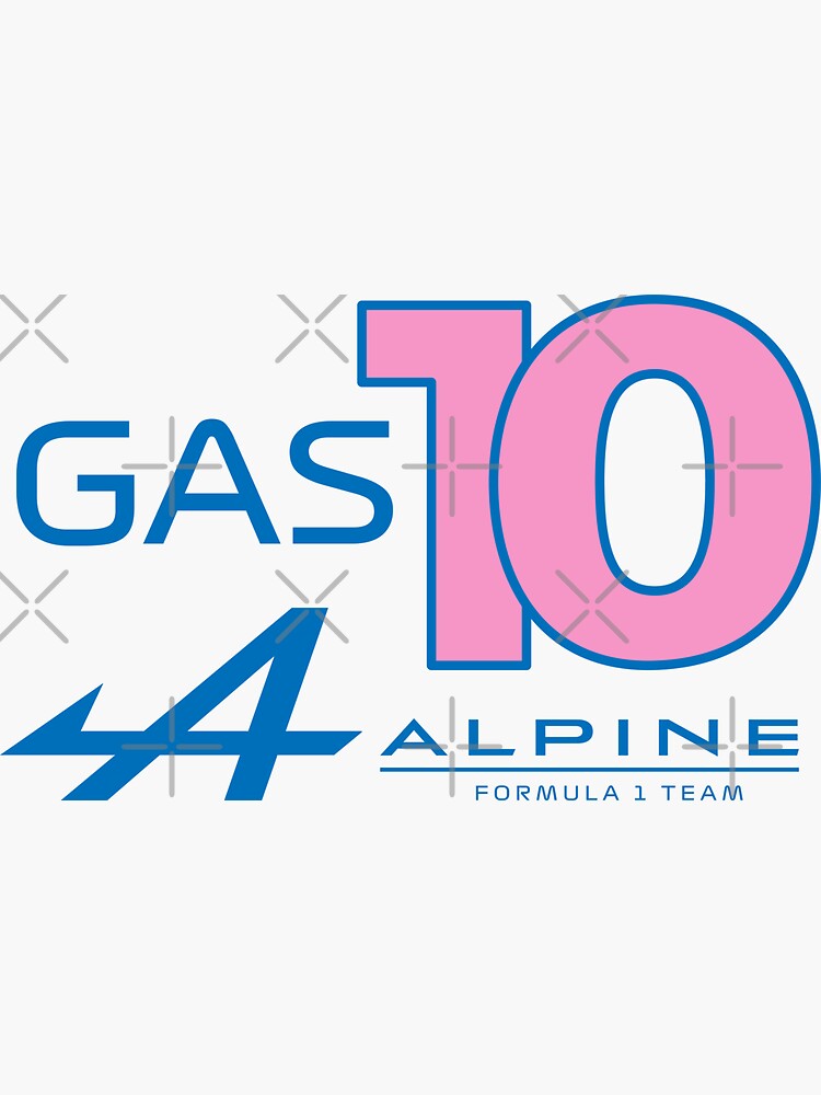 "Pierre Gasly 10 " Sticker for Sale by TheDesignStreet Redbubble