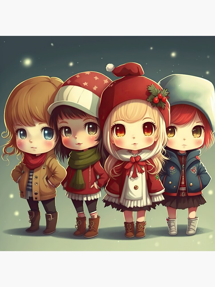 Christmas Holiday Friends Sticker for Sale by Mr-Ordinary