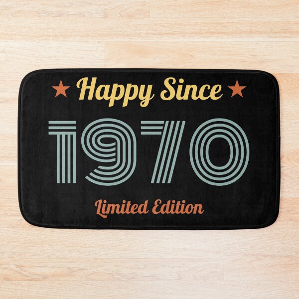 Item preview, VINTAGE HAPPY SINCE 1970 LIMITED EDITION BIRTHDAY GIFT IDEA designed and sold by Kipcio.