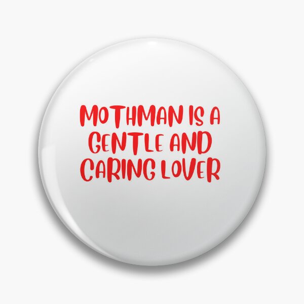 Item preview, Funny "Mothman is a Gentle and Caring Lover" BUMPER STICKER,  designed and sold by Ssimo30.