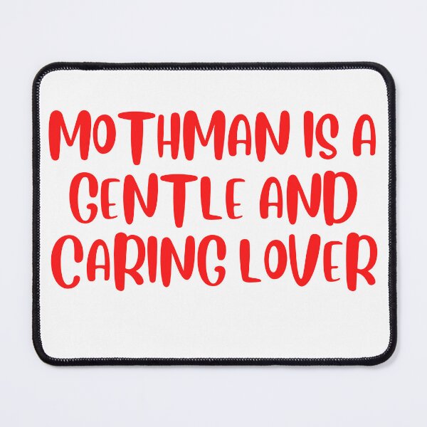Item preview, Funny "Mothman is a Gentle and Caring Lover" BUMPER STICKER, designed and sold by Ssimo30.