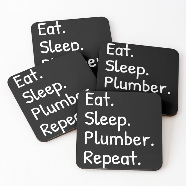 Artikelvorschau, Eat Sleep Plumber wiederholen entworfen und verkauft von Islanr.