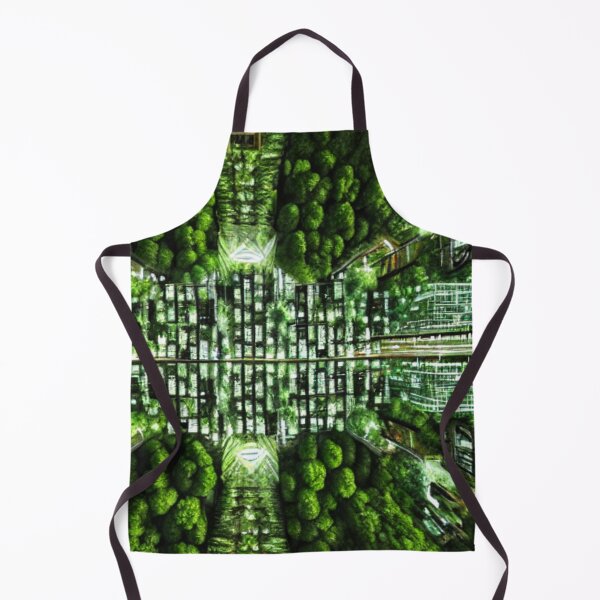 Item preview, Green City with Tree designed and sold by GrafDot.