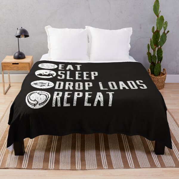 Item preview, Eat Sleep Drop Loads Repeat Funny Truck Driver Joke Saying designed and sold by Mo-Am.