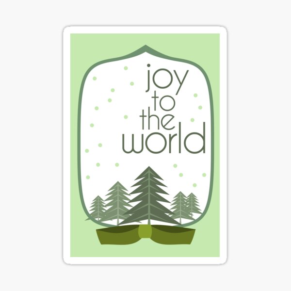 Item preview, Joy to the World designed and sold by inkblotcreative.