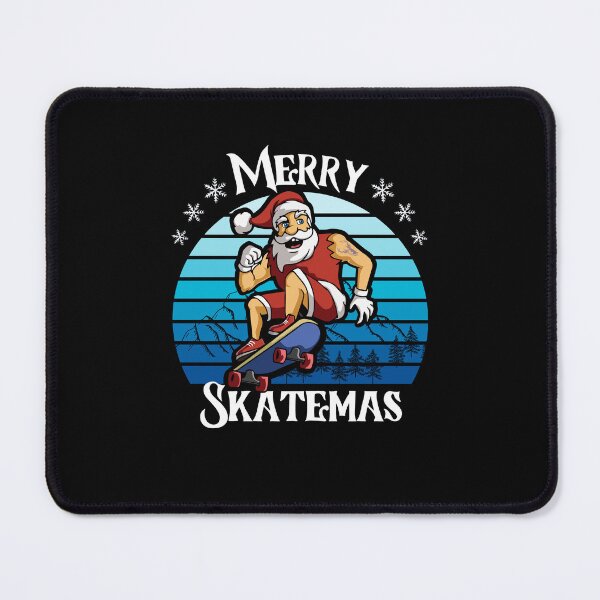 Item preview, Merry Skatemas Cool Skateboarding Santa designed and sold by Betsytiptoe.