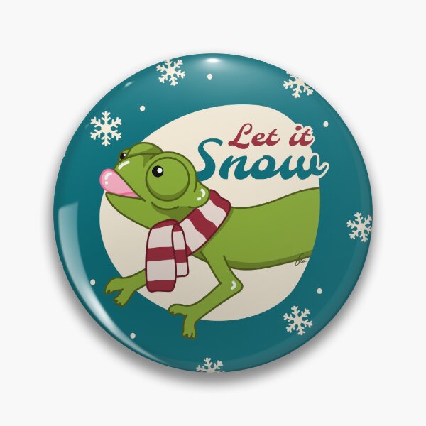 Item preview, Veiled Chameleon, Christmas Edition! let it snow designed and sold by anacecilia.