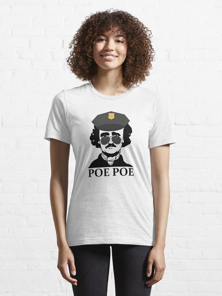 Alternate view of Funny Edgar Allan Poe Poe Police Essential T-Shirt