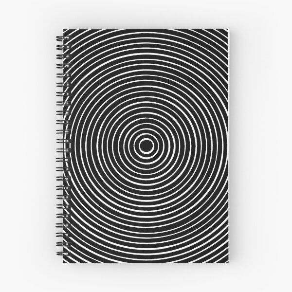 Item preview, White circle pattern - Striped, black and white graphic illustration designed and sold by vintagegraphic.