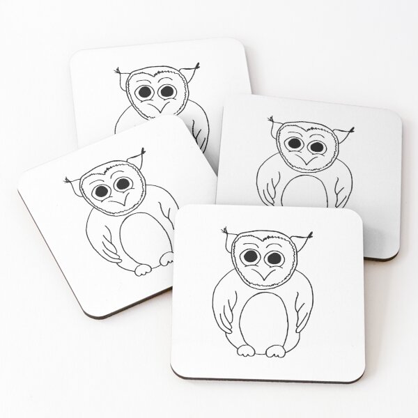 Item preview, Owl with big eyes designed and sold by Pentagonien.