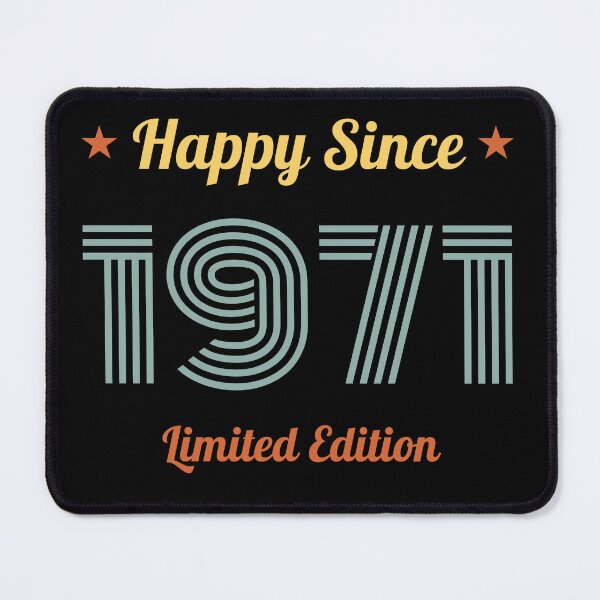 Item preview, VINTAGE HAPPY SINCE 1971 LIMITED EDITION BIRTHDAY GIFT IDEA designed and sold by Kipcio.