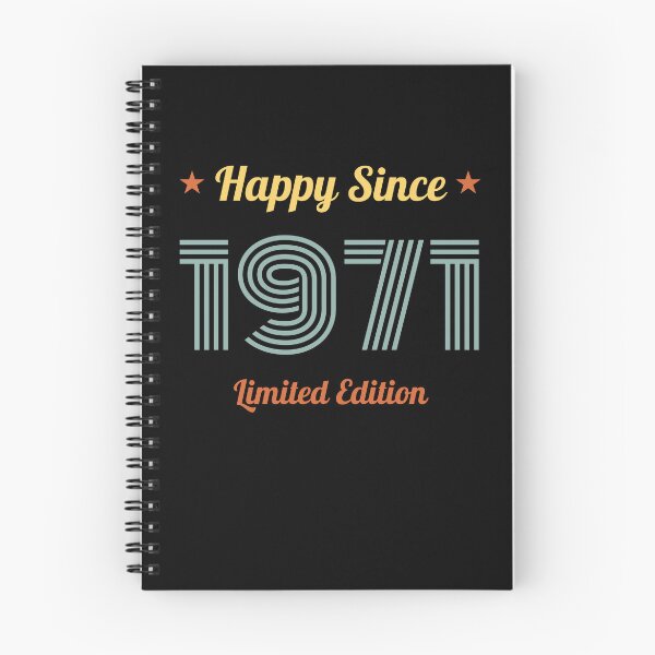 Item preview, VINTAGE HAPPY SINCE 1971 LIMITED EDITION BIRTHDAY GIFT IDEA designed and sold by Kipcio.