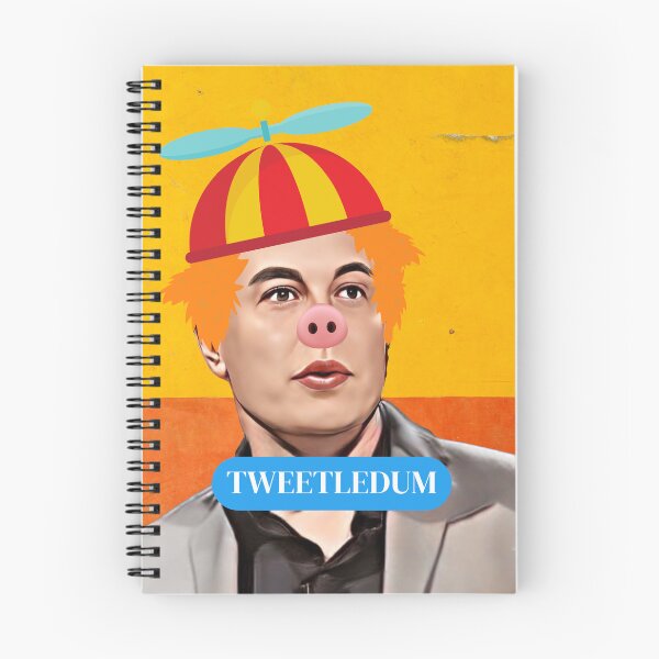 Item preview, Funny "Tweetledum" Parody Elon Propeller Hat Pig Nose designed and sold by Write-to-Rebel.