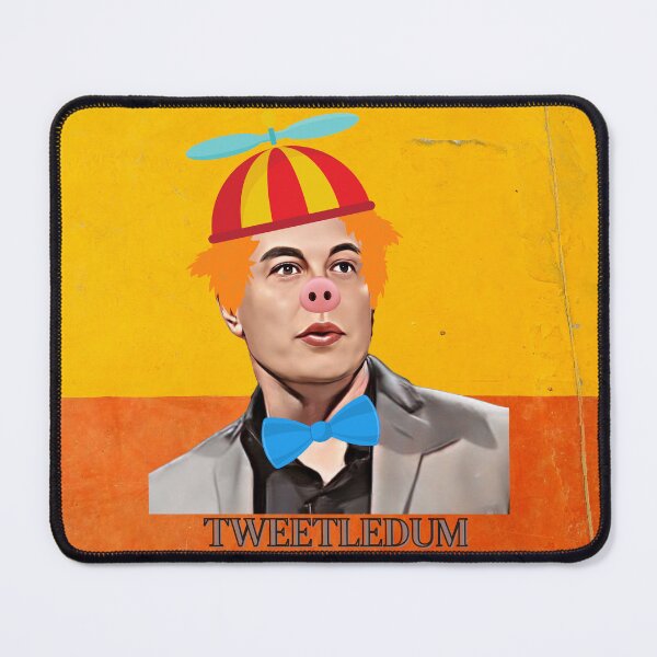 Item preview, Funny "Tweetledum" Parody Elon Propeller Hat Pig Nose designed and sold by Write-to-Rebel.