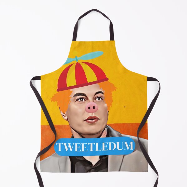 Item preview, Funny "Tweetledum" Parody Elon Propeller Hat Pig Nose designed and sold by Write-to-Rebel.
