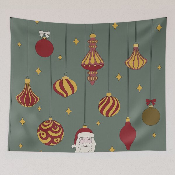 Item preview, Christmas decorations illustration designed and sold by EngineerGoC.