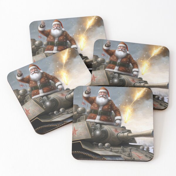 Item preview, Santa on the Front Lines designed and sold by Midsized King.