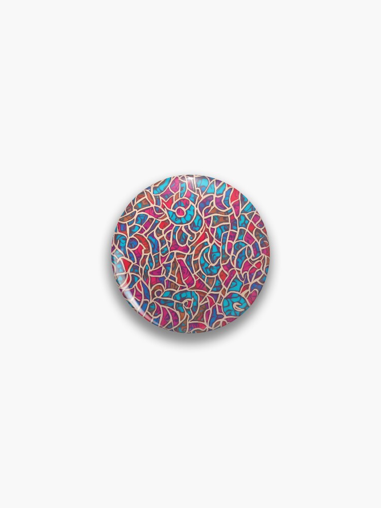 Thumbnail 1 of 3, Pin, Abstract 016 designed and sold by AbstractWave.