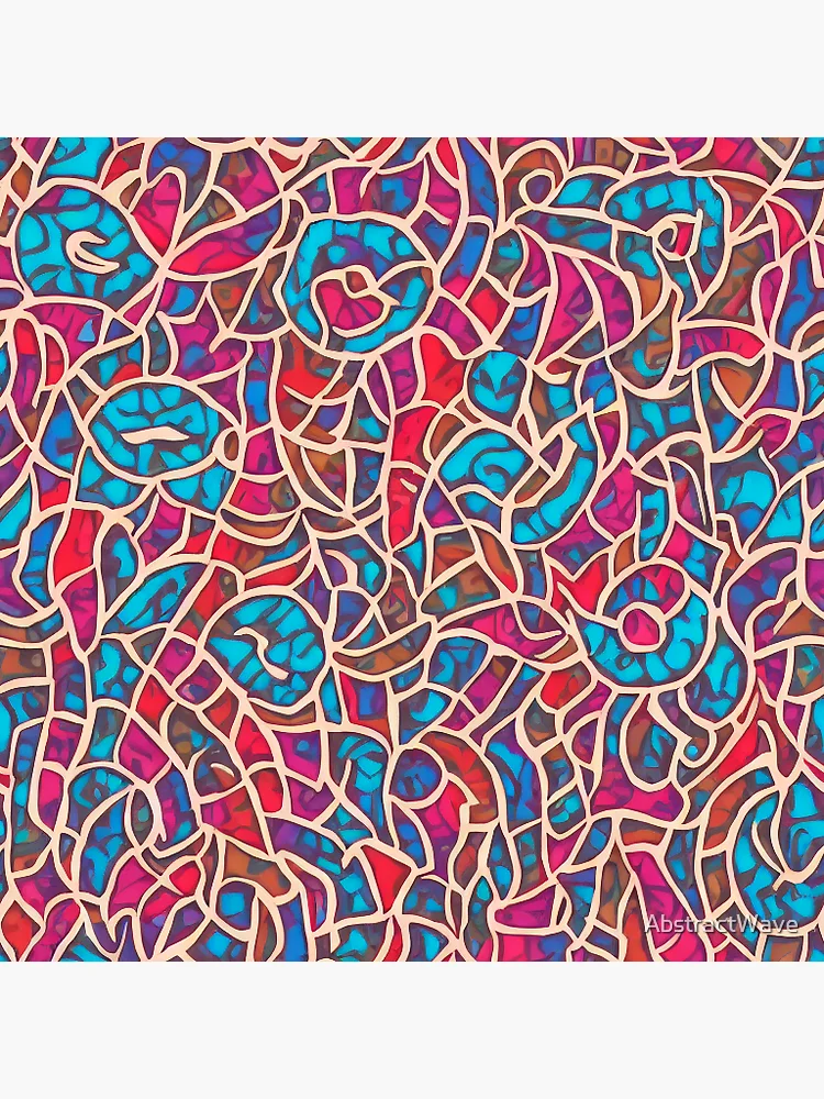 Thumbnail 3 of 3, Magnet, Abstract 016 designed and sold by AbstractWave.