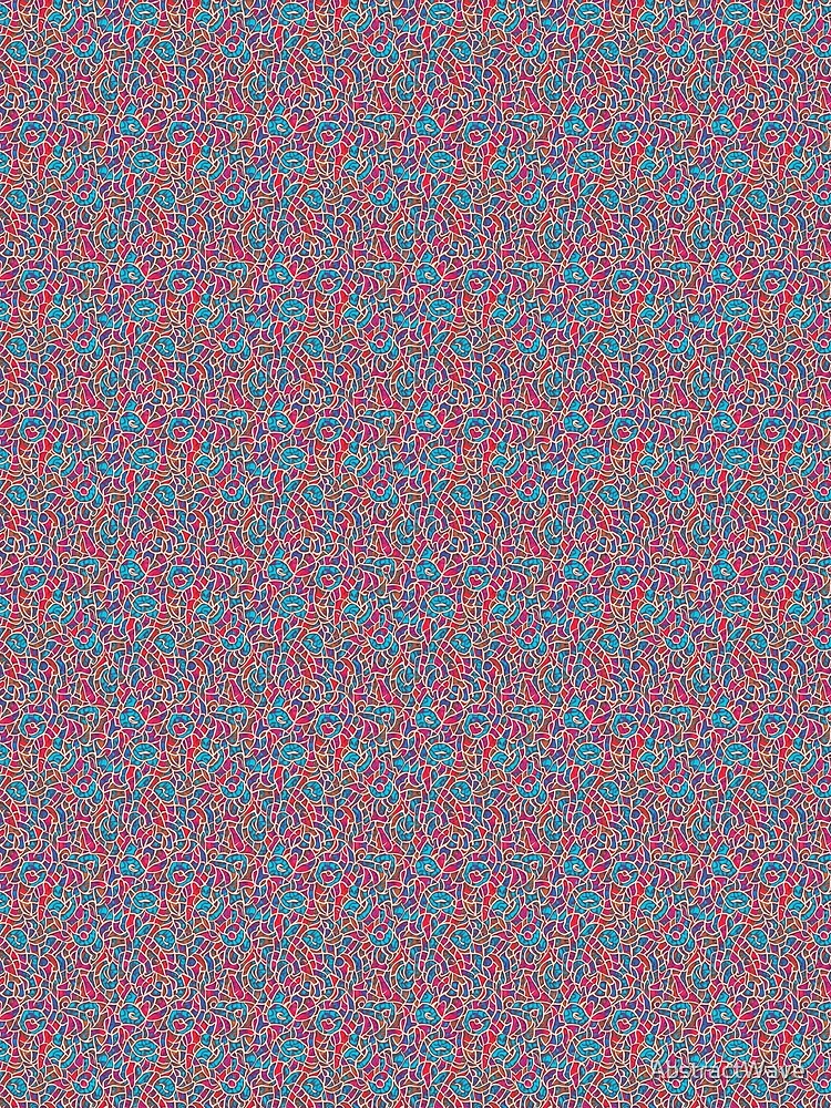 Thumbnail 3 of 3, Scarf, Abstract 016 designed and sold by AbstractWave.
