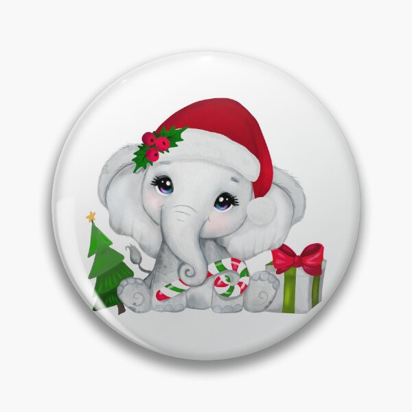 Item preview, Christmas Baby Elephant designed and sold by MonkeyBizness.