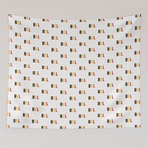 Item preview, BEL (Belgium) Black / Red / Yellow / White Background designed and sold by PEK1787.