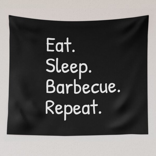 Item preview, Eat Sleep Barbecue Repeat  designed and sold by Islanr.