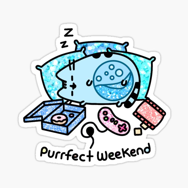 Pusheen Stickers - Purrfect Weekend